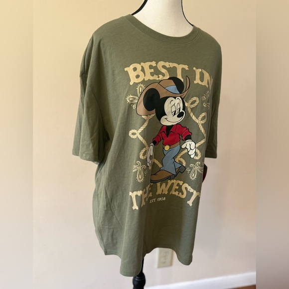 Disney Mickey Mouse “Best in the West” short sleeve T-shirt - Picture 2 of 4